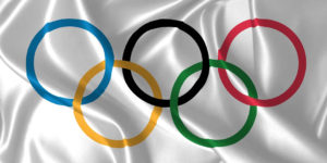 Olympische Spiele Flage